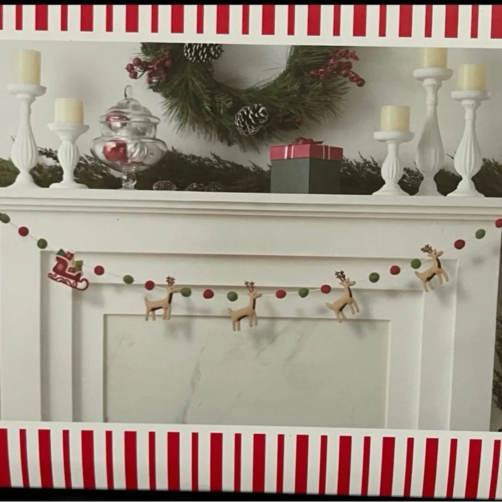 Gingerbread and Peppermint Garland